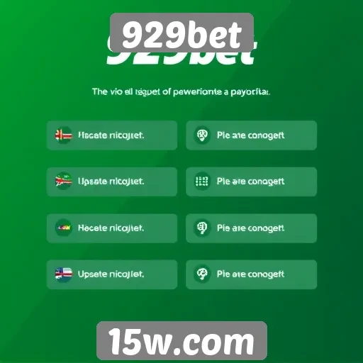 Opções de pagamento disponíveis na plataforma 929bet